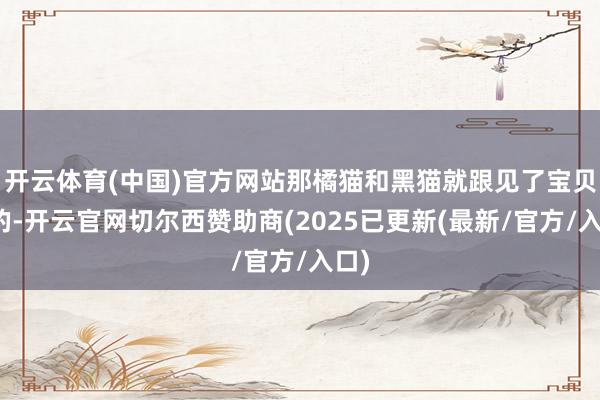 开云体育(中国)官方网站那橘猫和黑猫就跟见了宝贝似的-开云官网切尔西赞助商(2025已更新(最新/官方/入口)